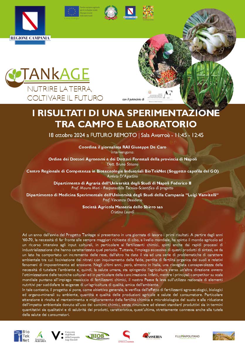Futuro Remoto 2024: "Nutrire la Terra, Coltivare il Futuro"